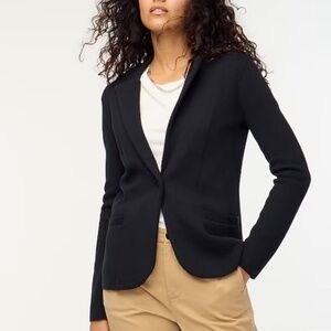 Dixie Knit Blazer Y2K vibe Italian Designer Wool Polyamid Black Single button M